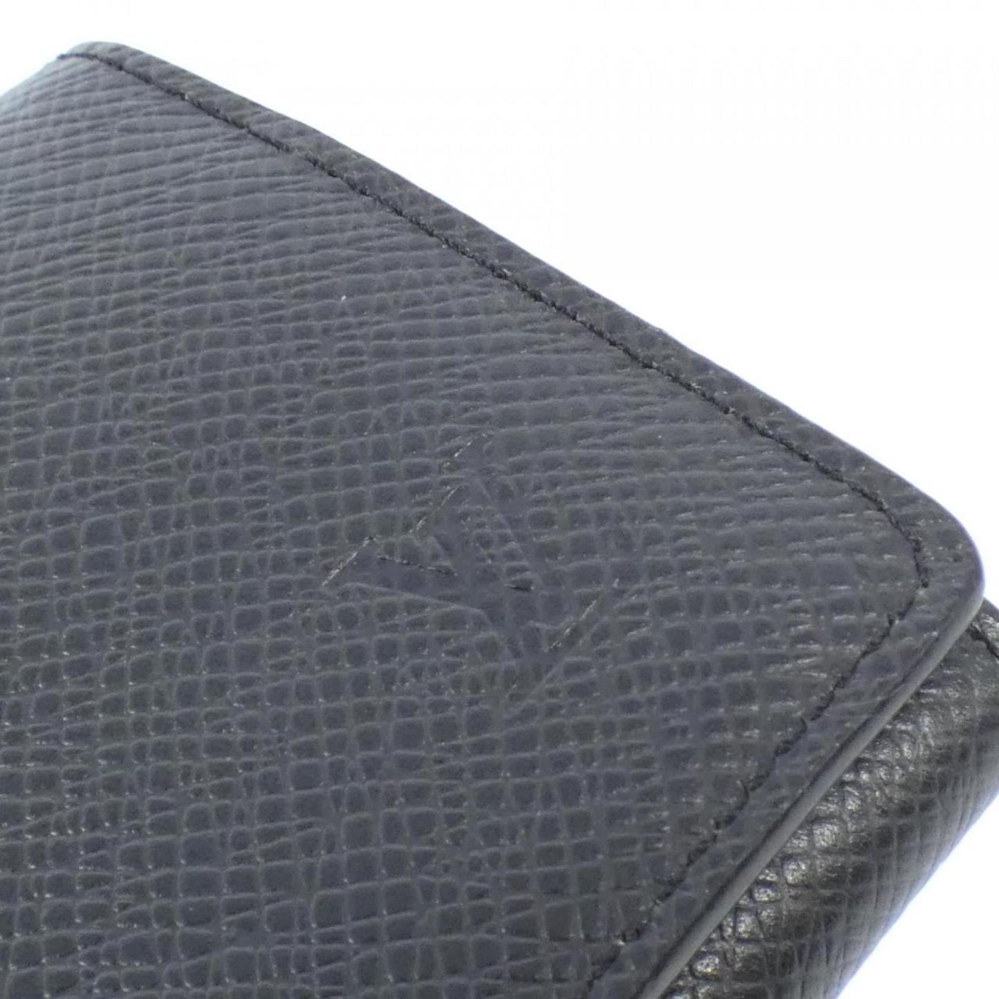 Louis Vuitton Enveloppe Carte de visite, Black, Leather, wallet