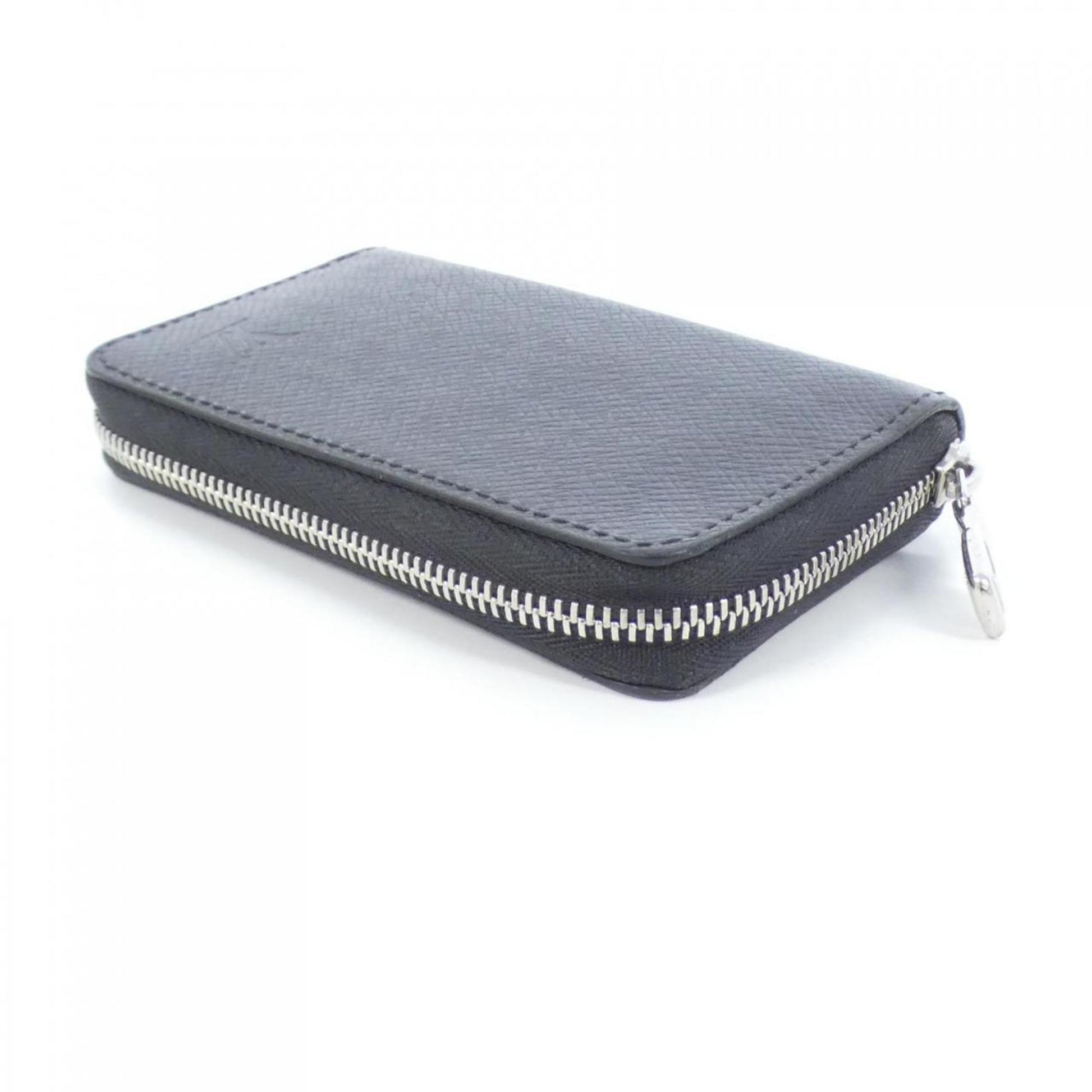 Louis Vuitton Zippy coin purse, Black, Leather, wallet