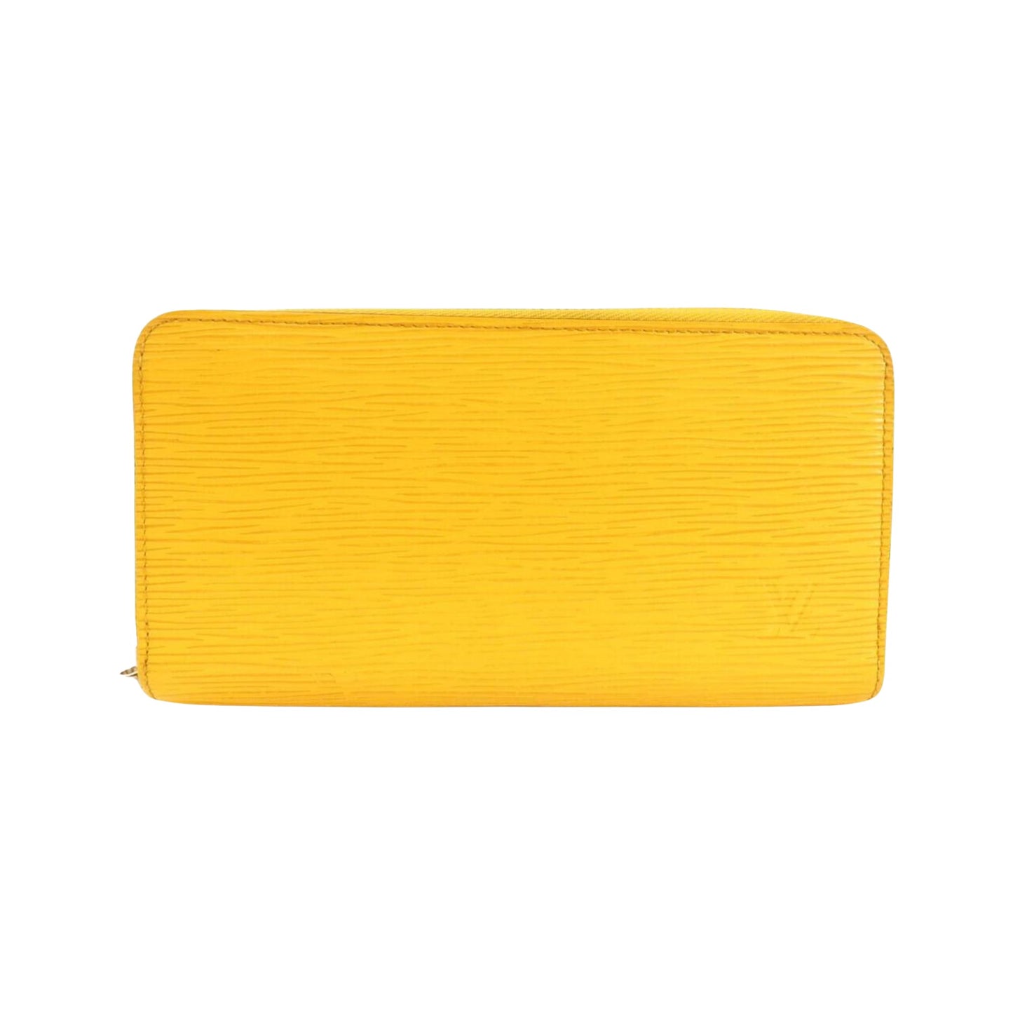 Louis Vuitton Zippy wallet, Yellow, Leather, wallet