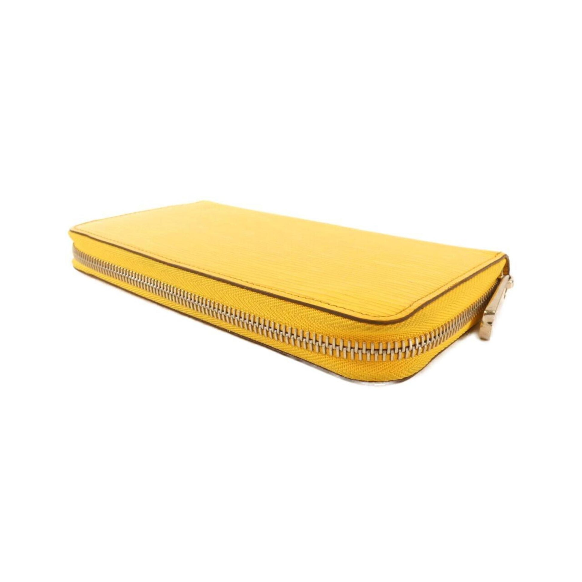 Louis Vuitton Zippy wallet, Yellow, Leather, wallet