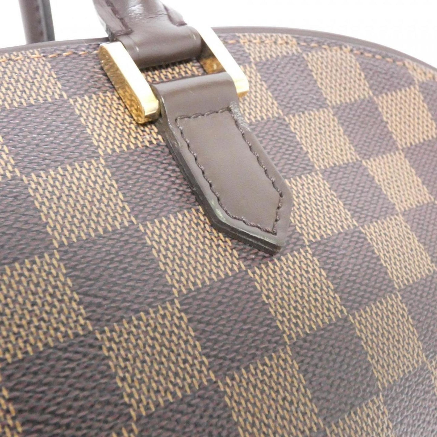 Louis Vuitton Sarria, Brown, Canvas, handbag