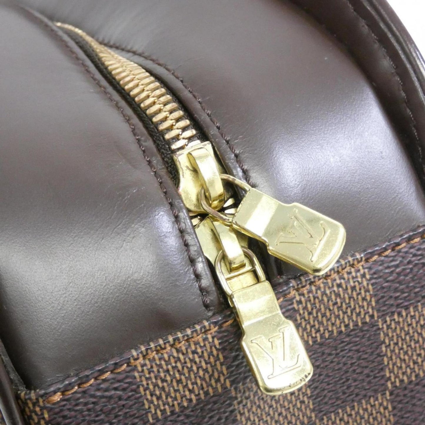 Louis Vuitton Sarria, Brown, Canvas, handbag