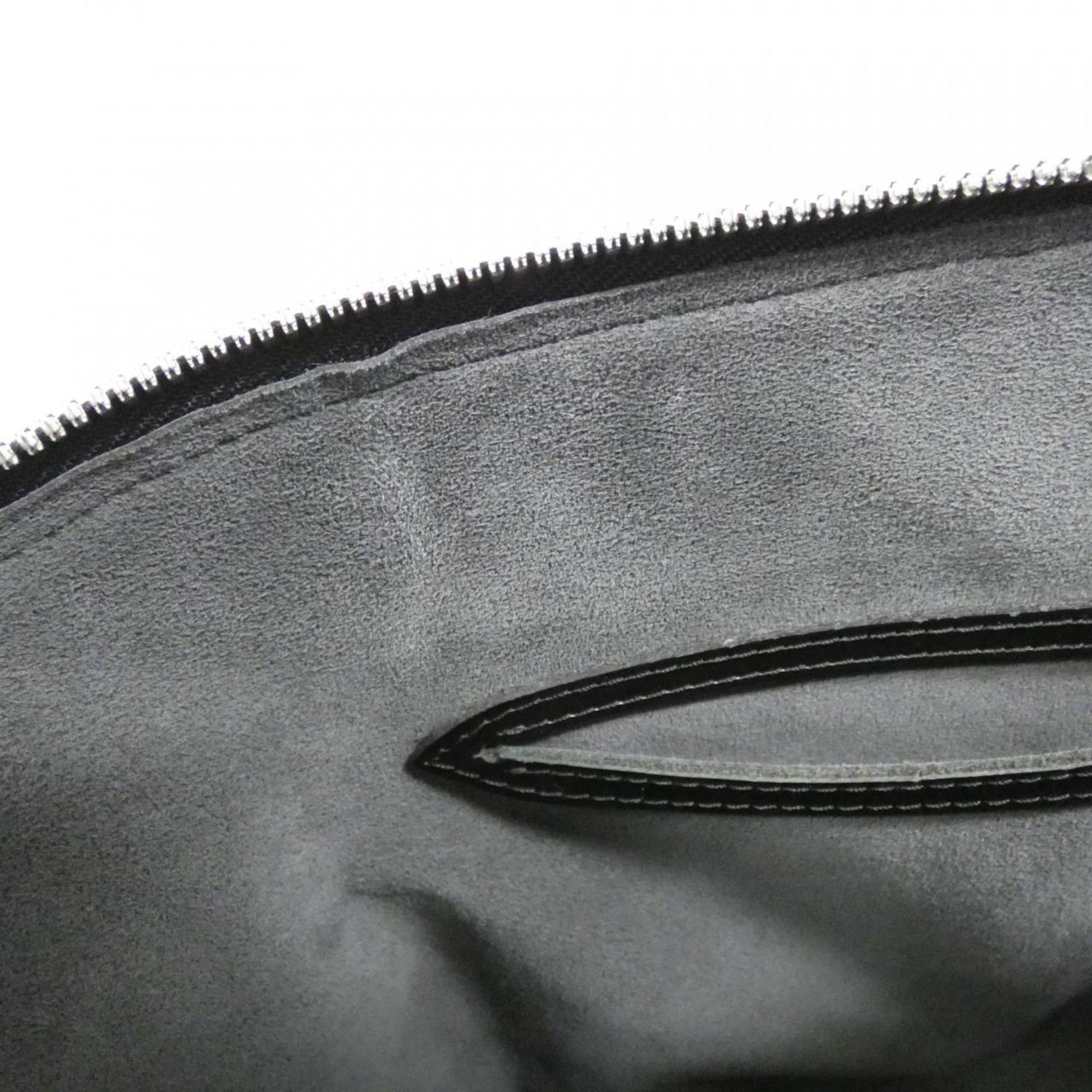 Louis Vuitton Alma, Black, Leather, handbag