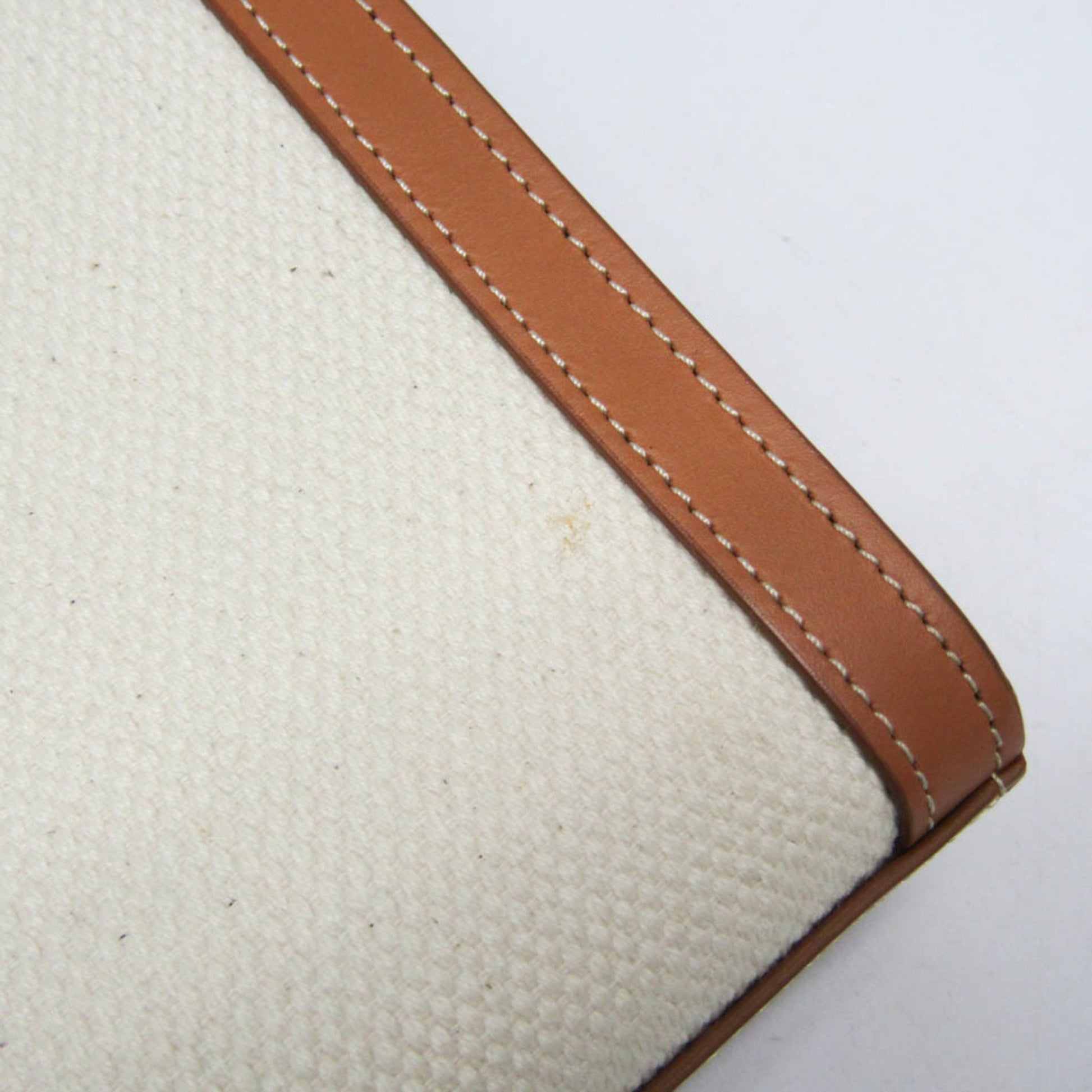 Céline Vertical Cabas, White, Canvas, handbag