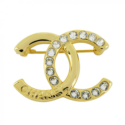 Chanel Coco Mark, Gold, Gold Plated, brooch