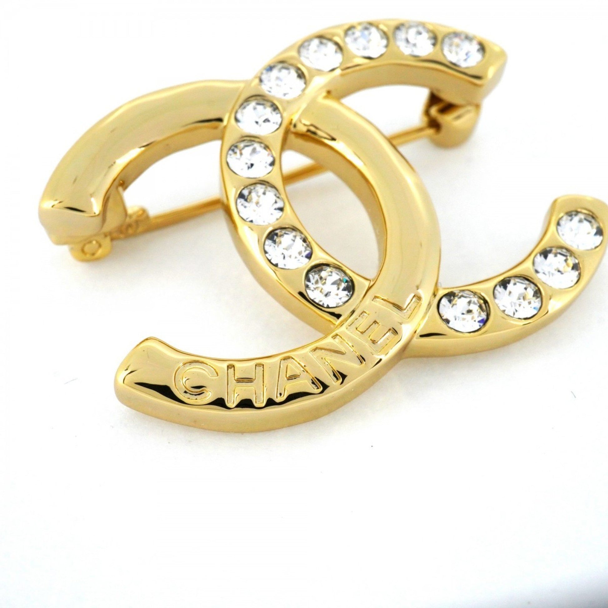 Chanel Coco Mark, Gold, Gold Plated, brooch