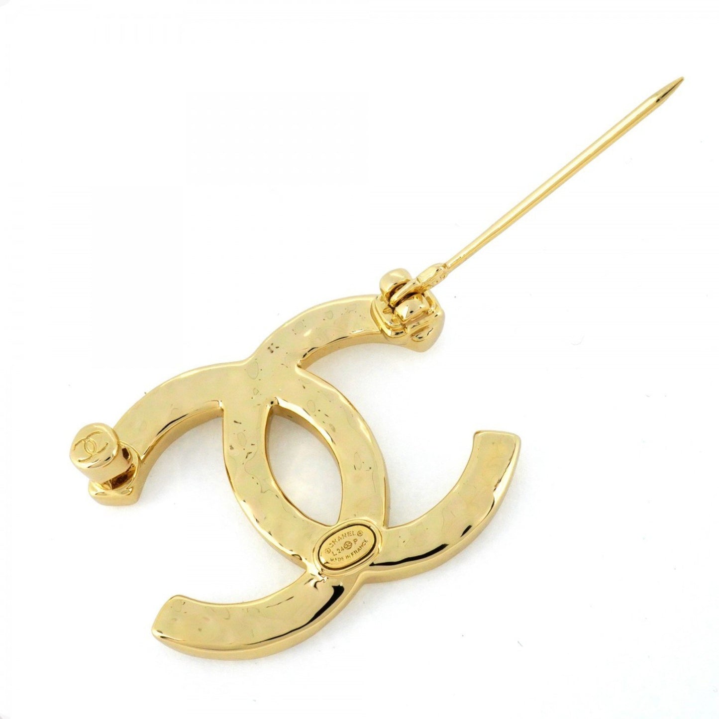 Chanel Coco Mark, Gold, Gold Plated, brooch