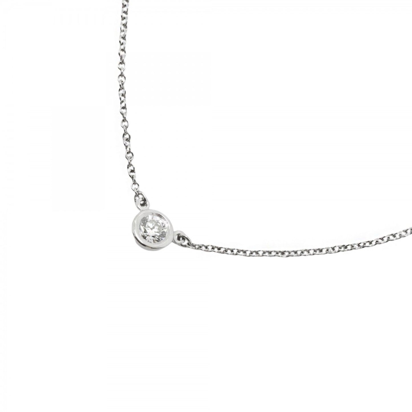 Tiffany & Co By the yard, Silver, Platinum, necklace