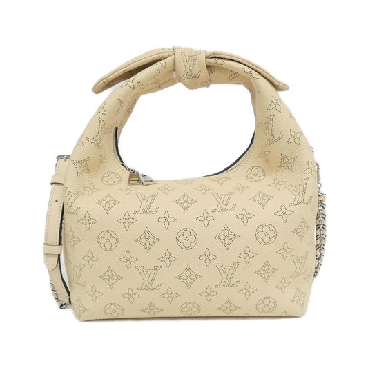 Louis Vuitton Mahina, Ecru, Leather, handbag