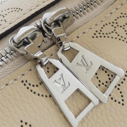 Louis Vuitton Mahina, Ecru, Leather, handbag
