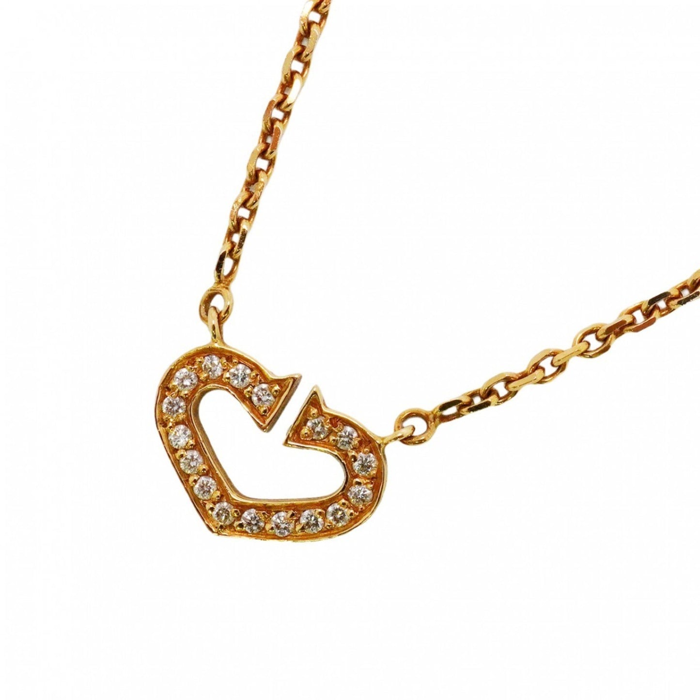 Cartier C heart, Gold, Yellow Gold, necklace