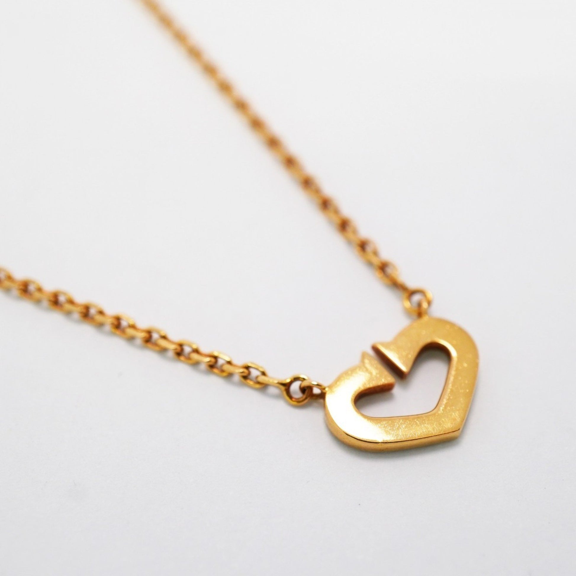 Cartier C heart, Gold, Yellow Gold, necklace