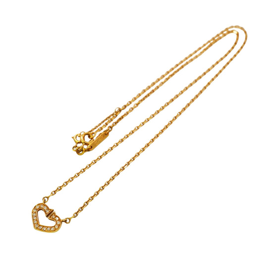 Cartier C heart, Gold, Yellow Gold, necklace