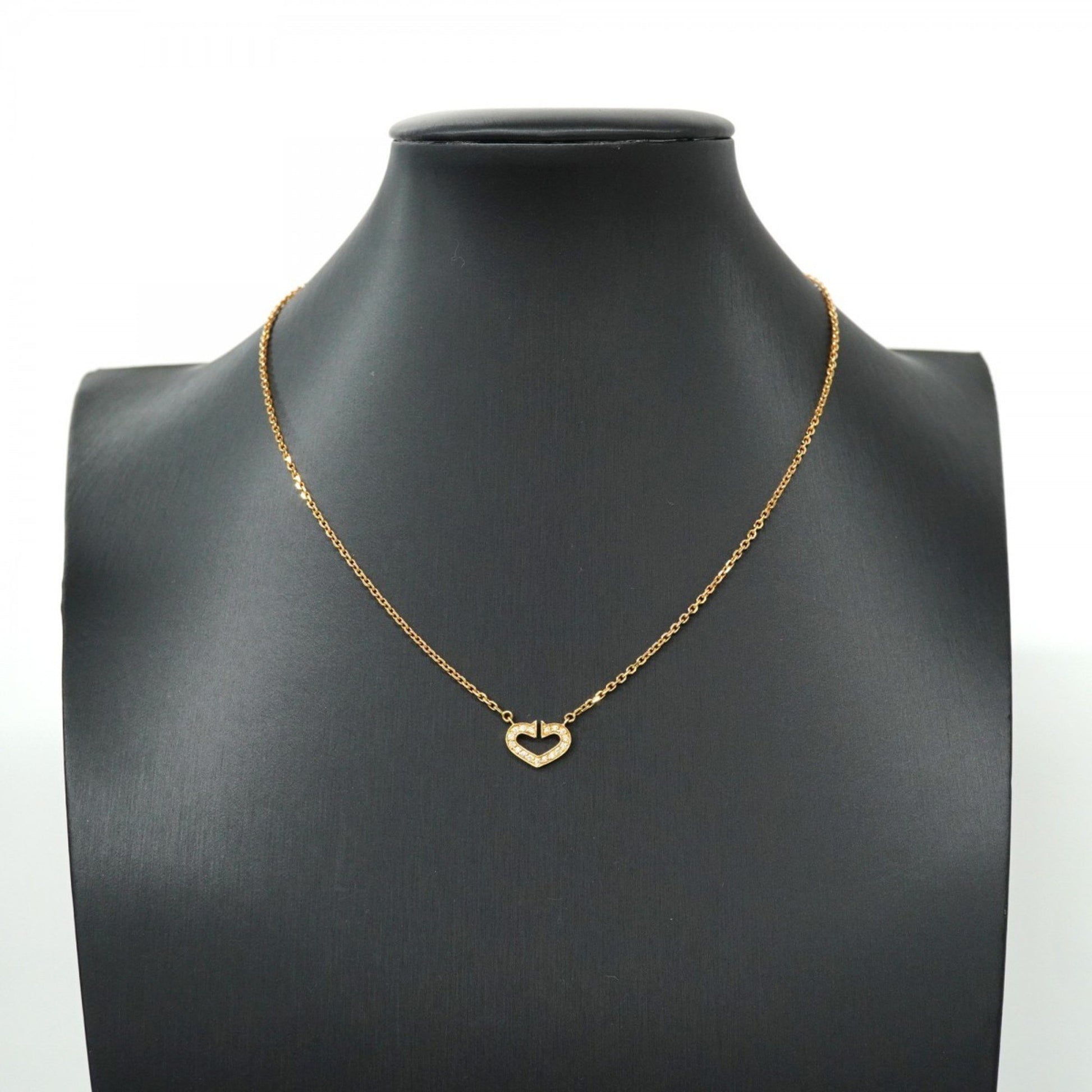 Cartier C heart, Gold, Yellow Gold, necklace