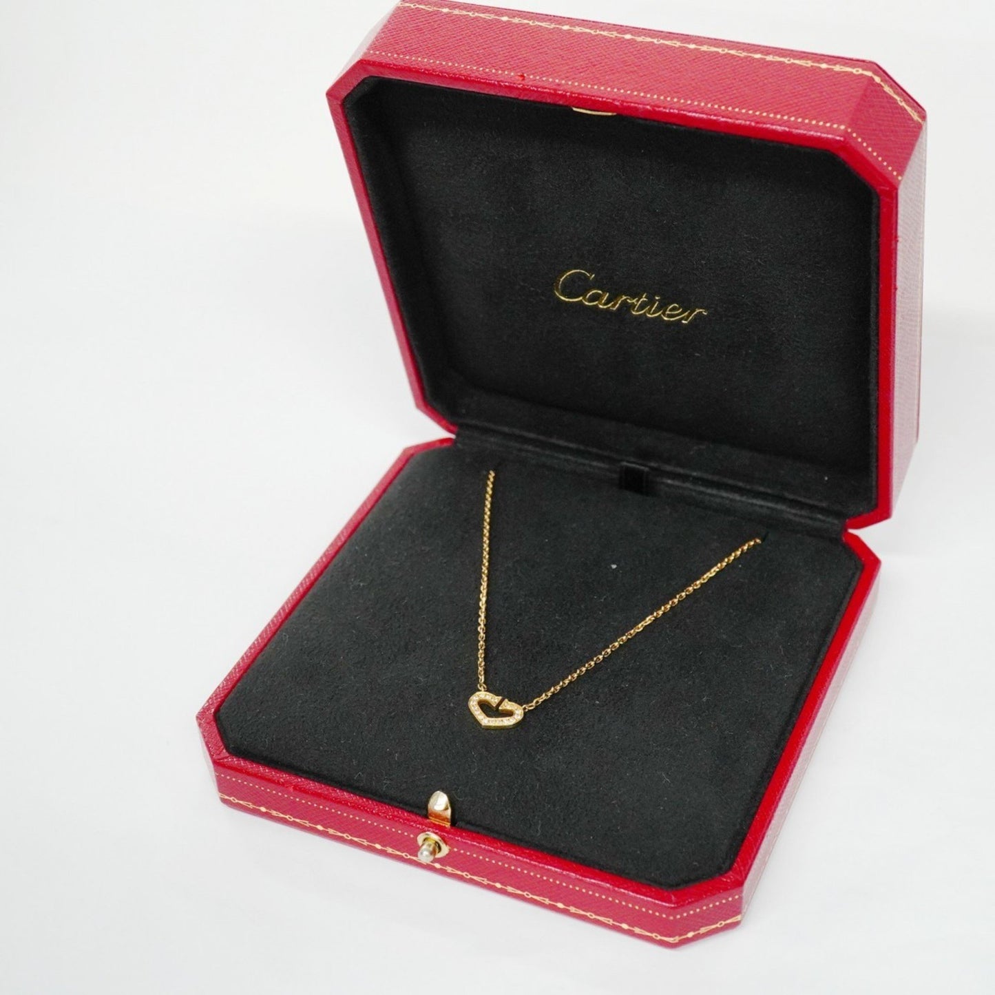 Cartier C heart, Gold, Yellow Gold, necklace