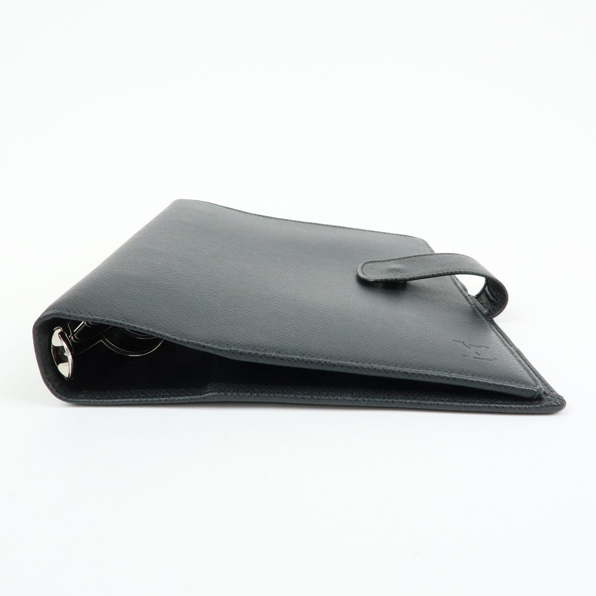 Louis Vuitton Ring Agenda Cover Taiga Leather, Gray, Leather, Briefcase