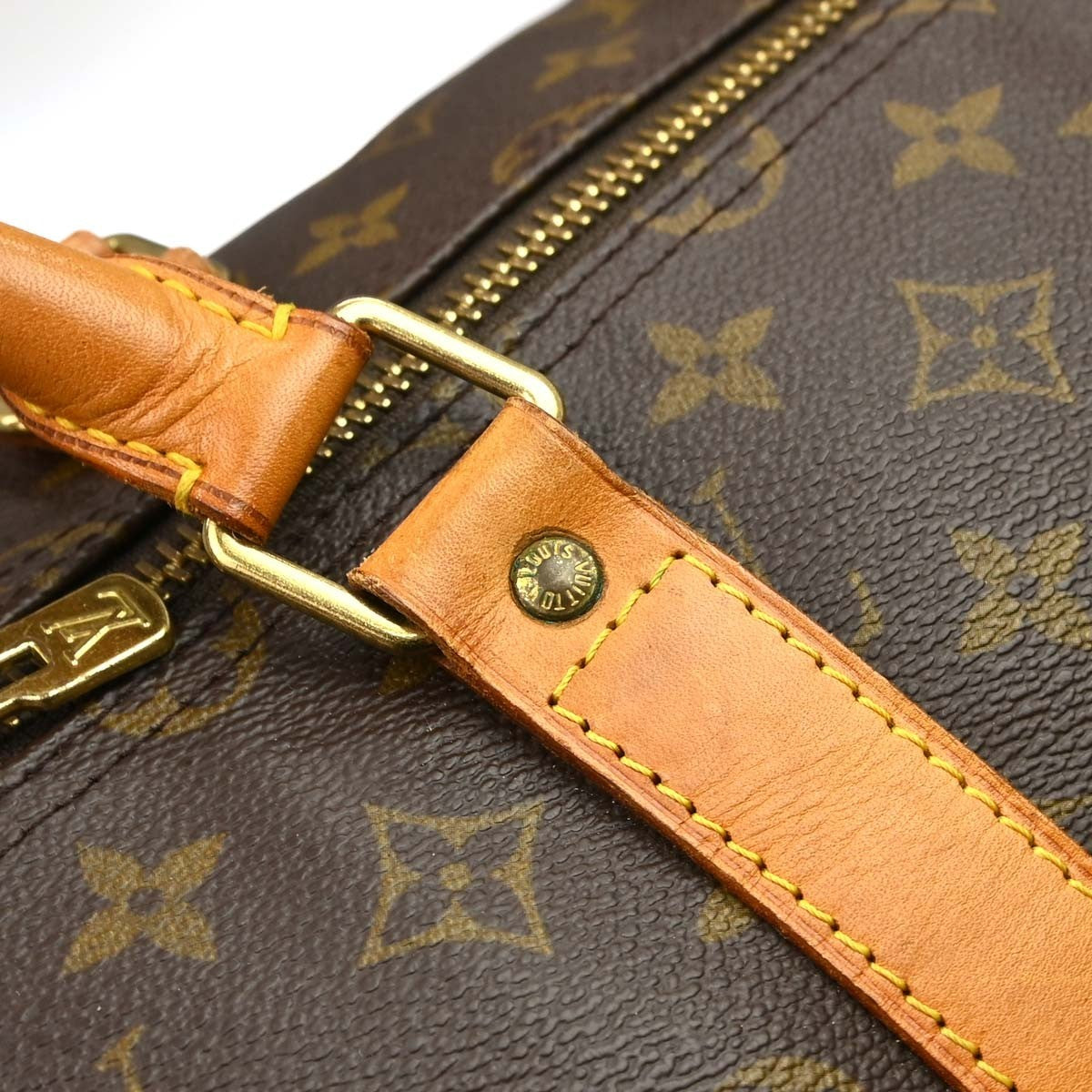 Louis Vuitton Keepall Monogram Canvas, Brown, Canvas, Travel Bag