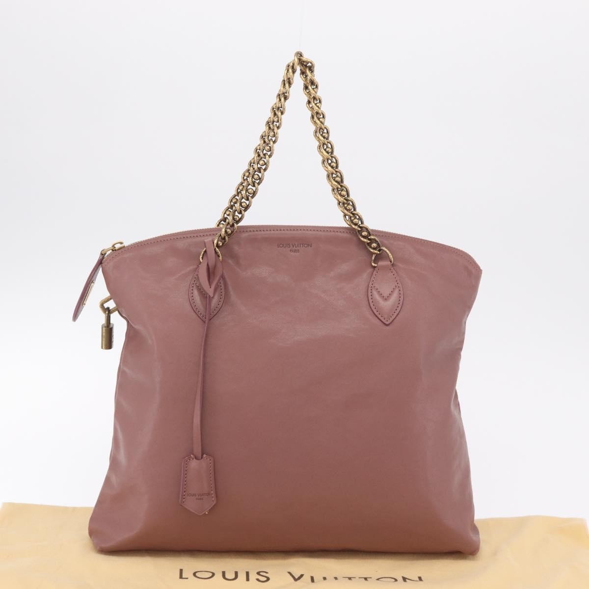 Louis Vuitton Lockit Chain Boudoir Leather, Pink, Leather, Handbag