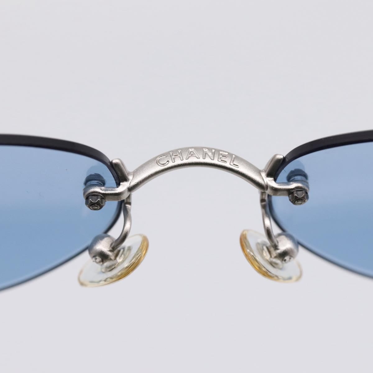 Chanel Logo CC Metal, Silver, Metal, Sunglasses