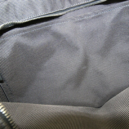 Hermès Herline, Grey, Canvas, handbag