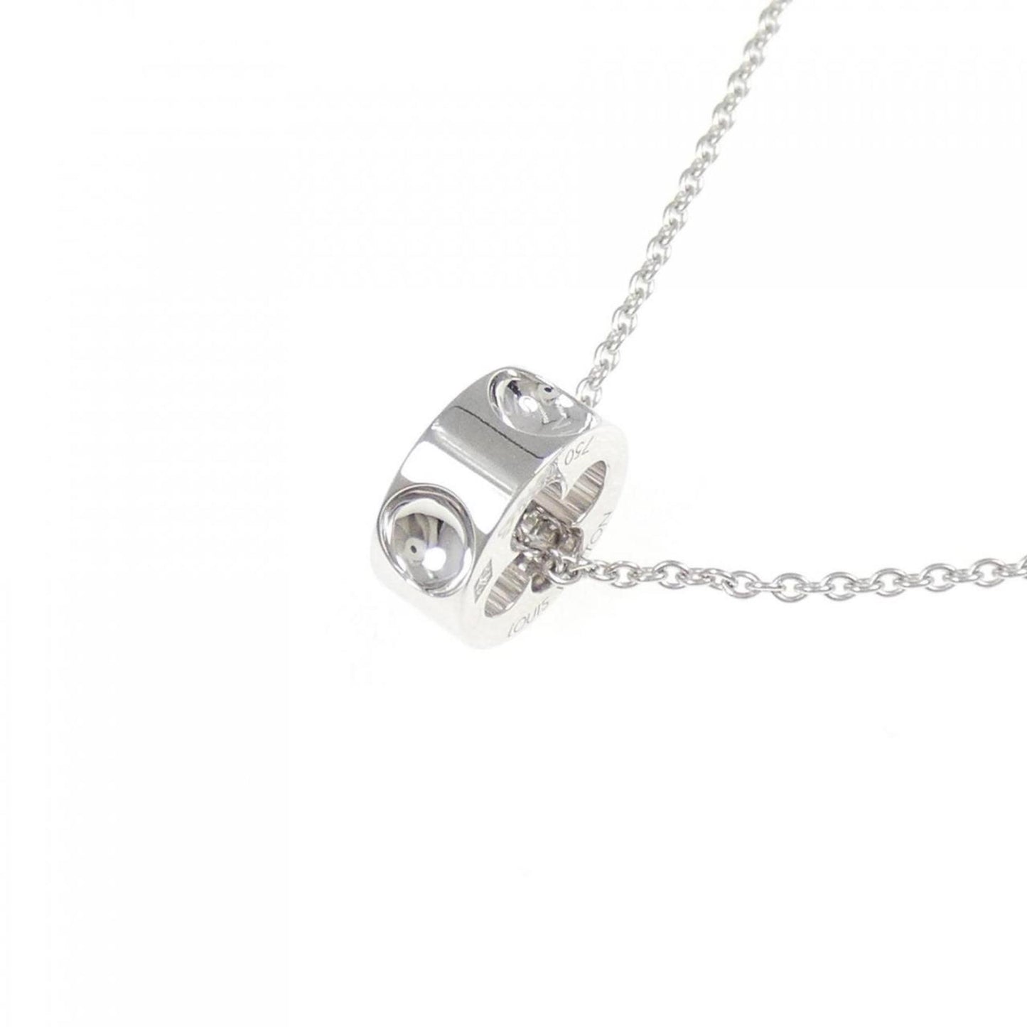 Louis Vuitton Empreinte, Silver, White Gold, necklace