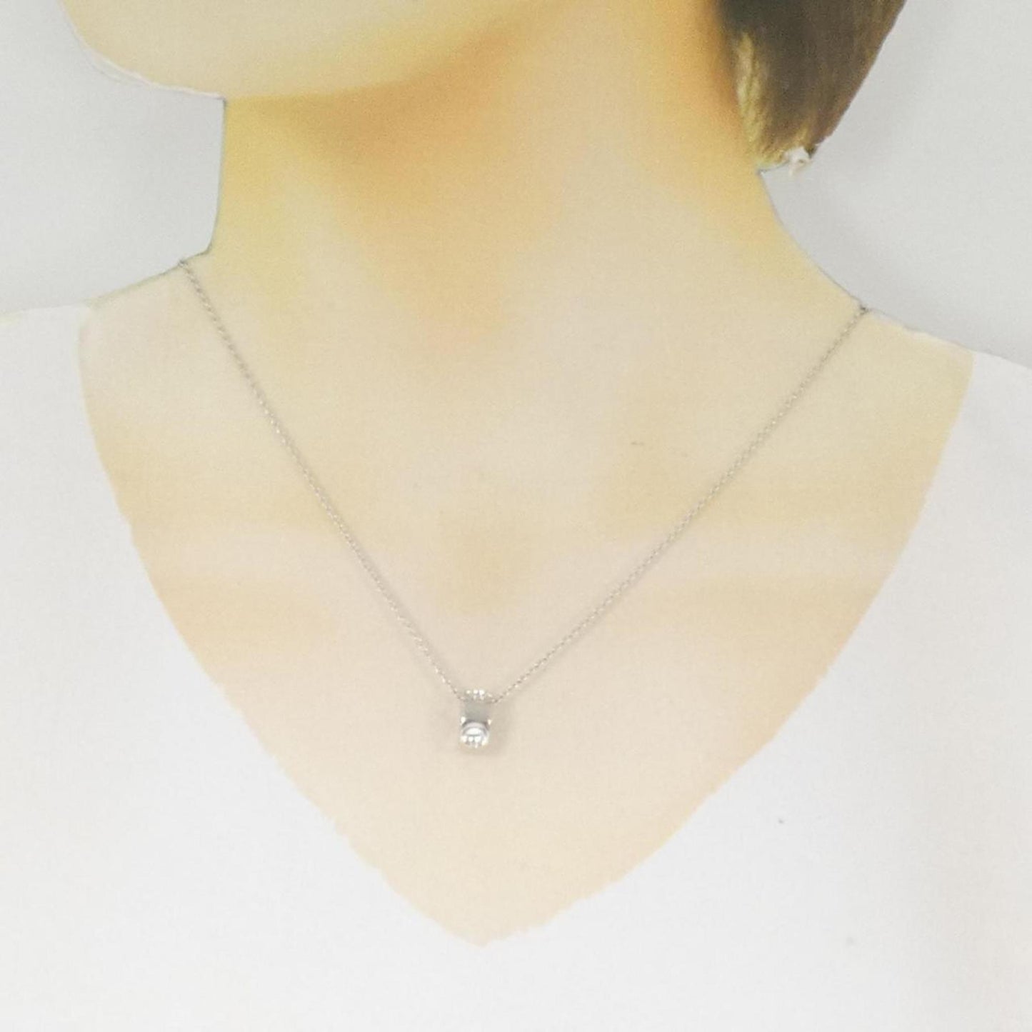 Louis Vuitton Empreinte, Silver, White Gold, necklace