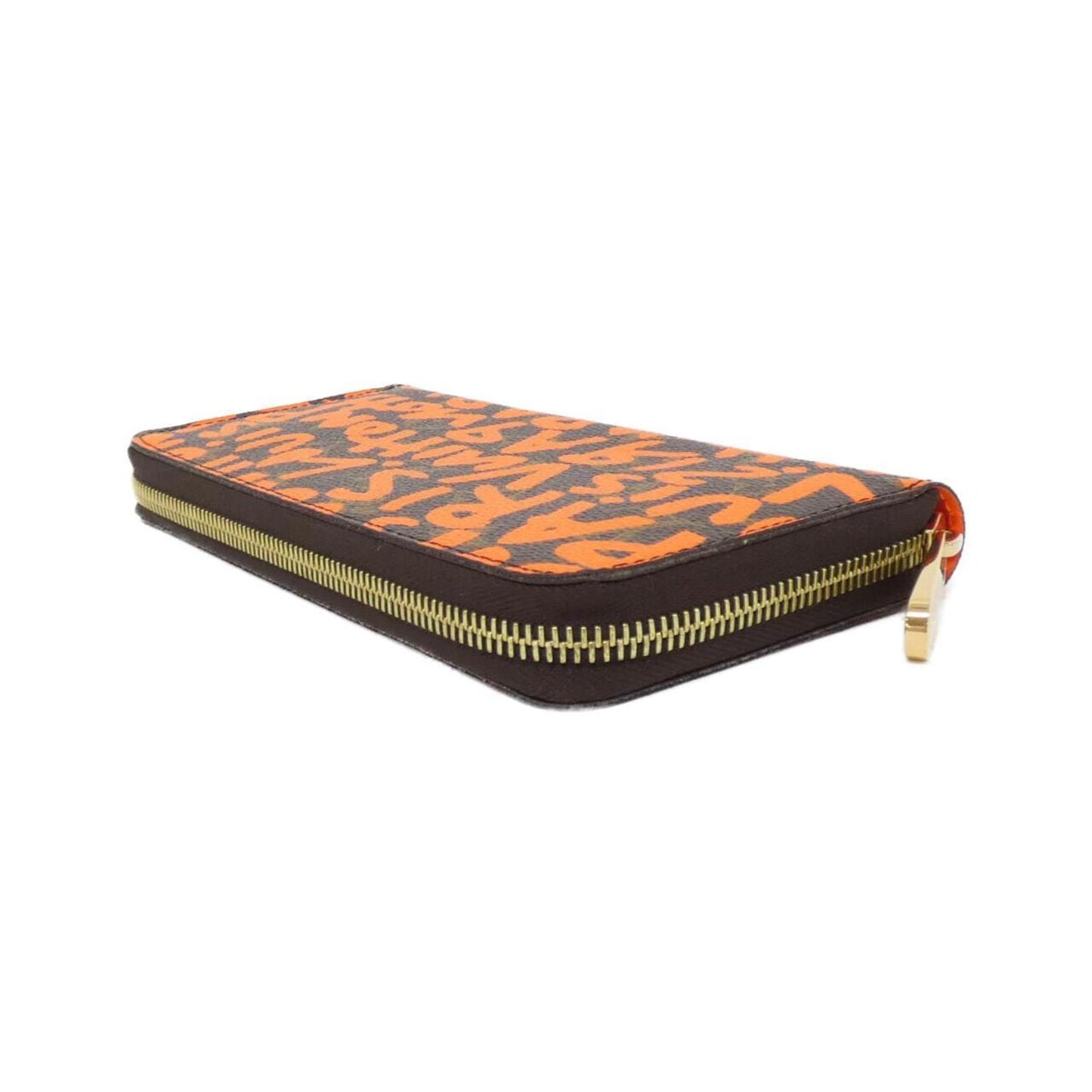 Louis Vuitton Zippy wallet, Orange, Canvas, wallet