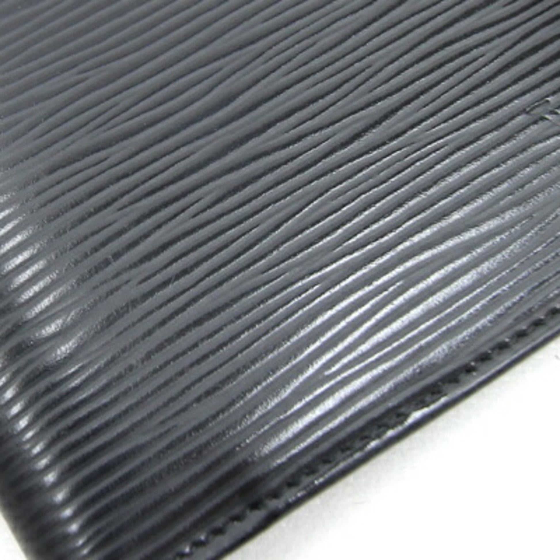 Louis Vuitton Marco, Black, Leather, wallet