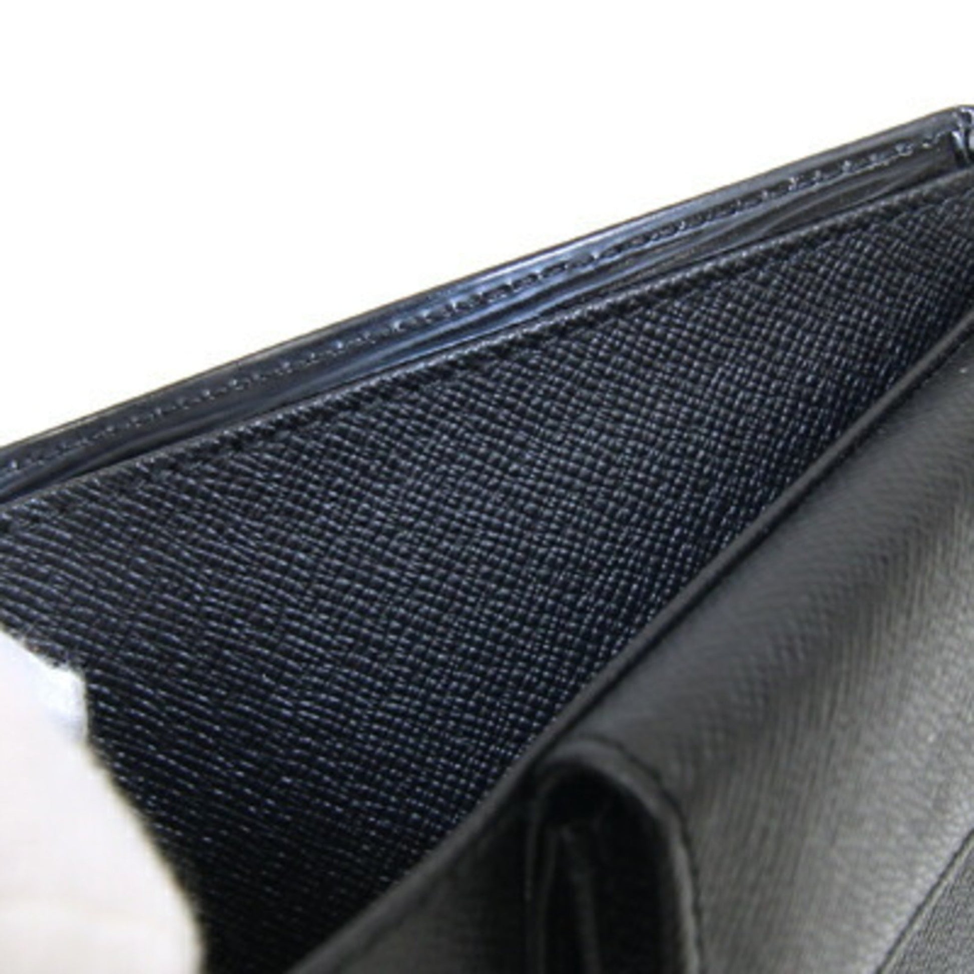 Louis Vuitton Marco, Black, Leather, wallet