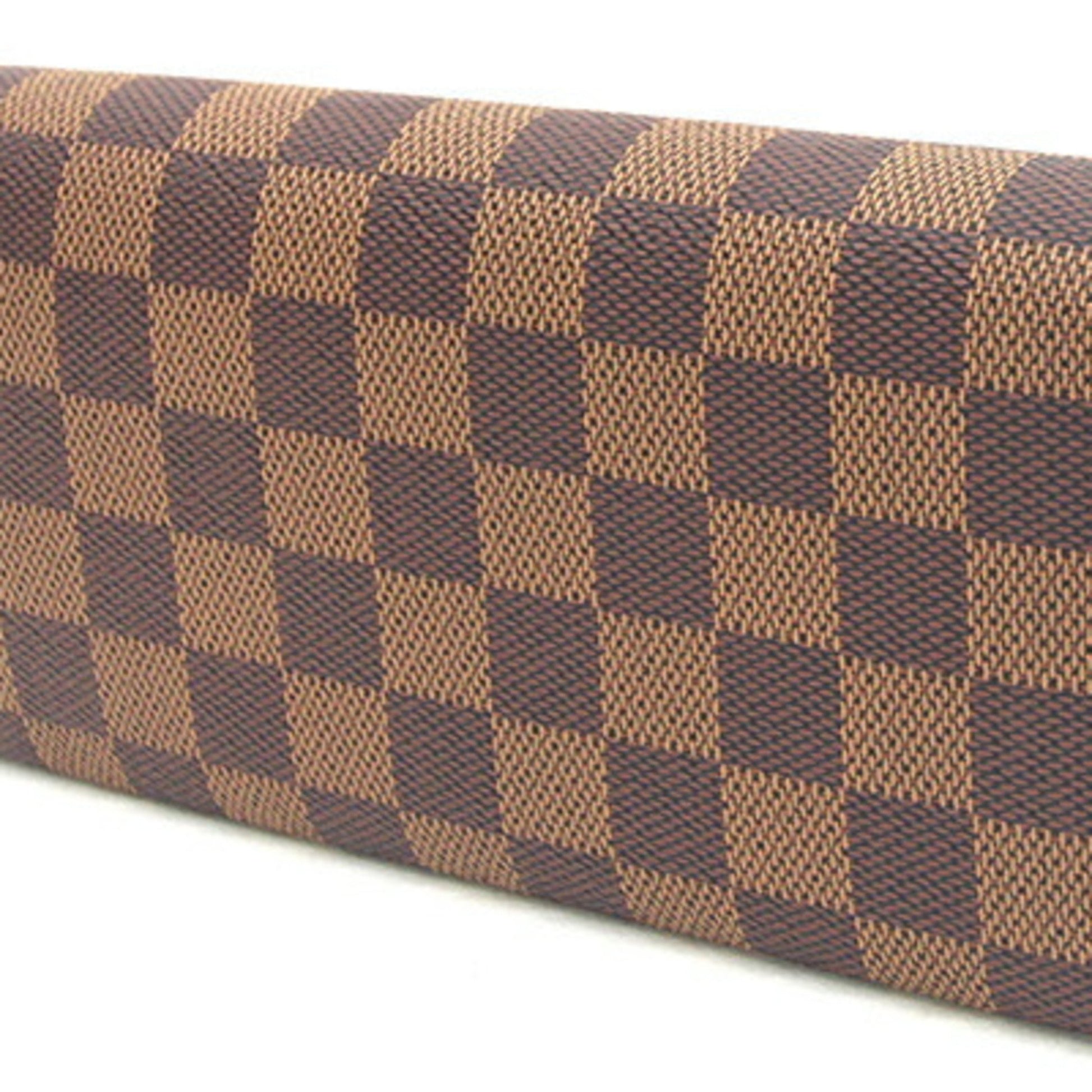 Louis Vuitton Sarah, Brown, Canvas, wallet