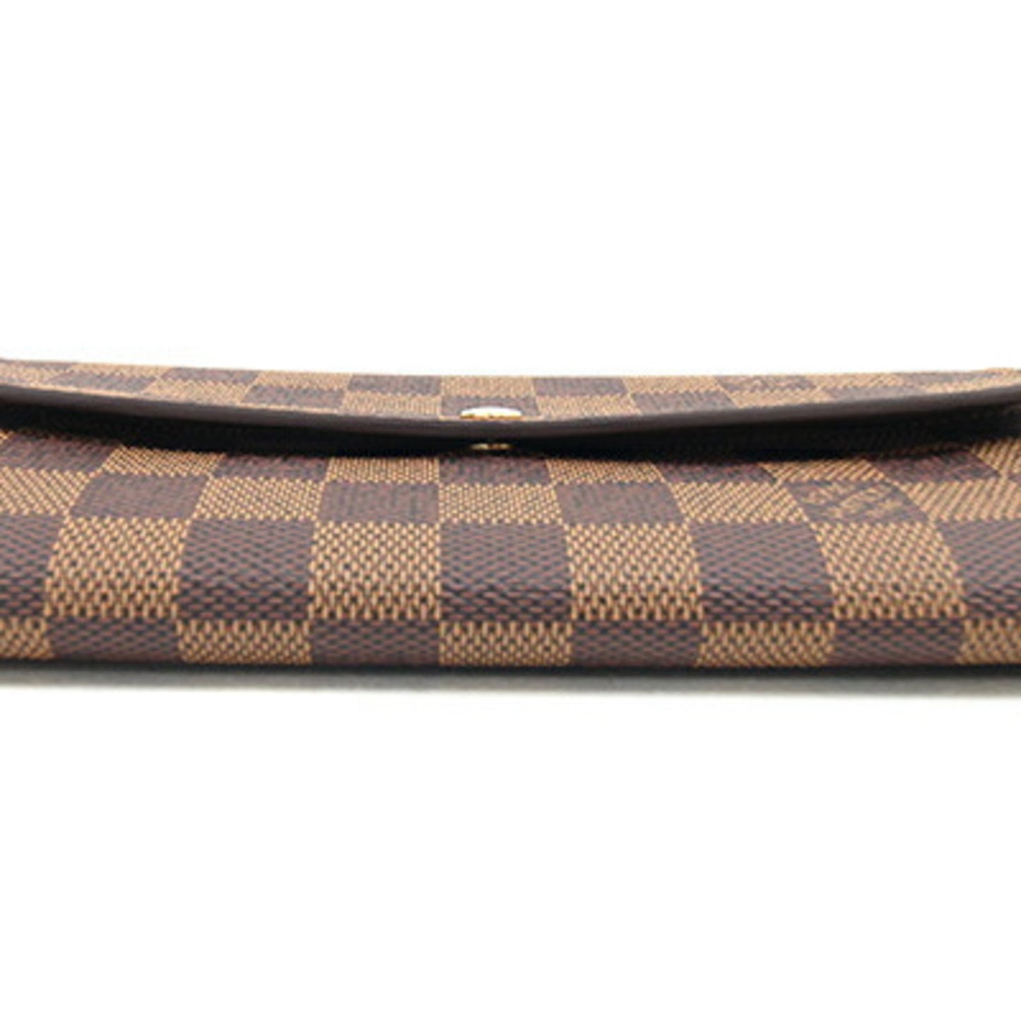 Louis Vuitton Sarah, Brown, Canvas, wallet