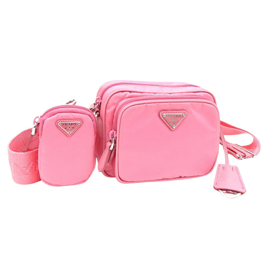 Prada Re-edition, Pink, Synthetic, shoulder