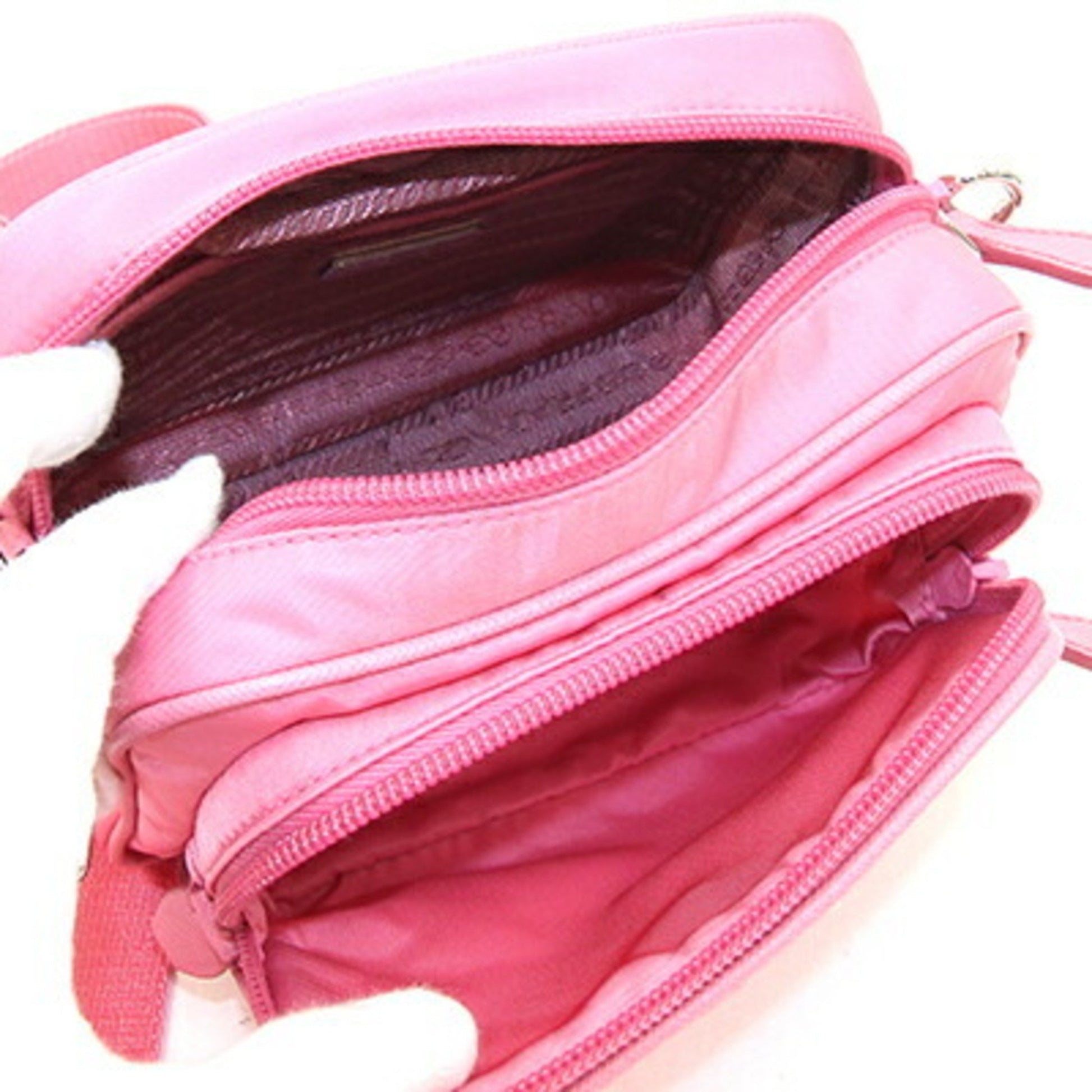 Prada Re-edition, Pink, Synthetic, shoulder