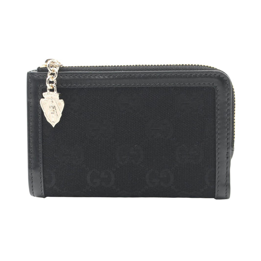 Gucci GG canvas, Black, Canvas, wallet