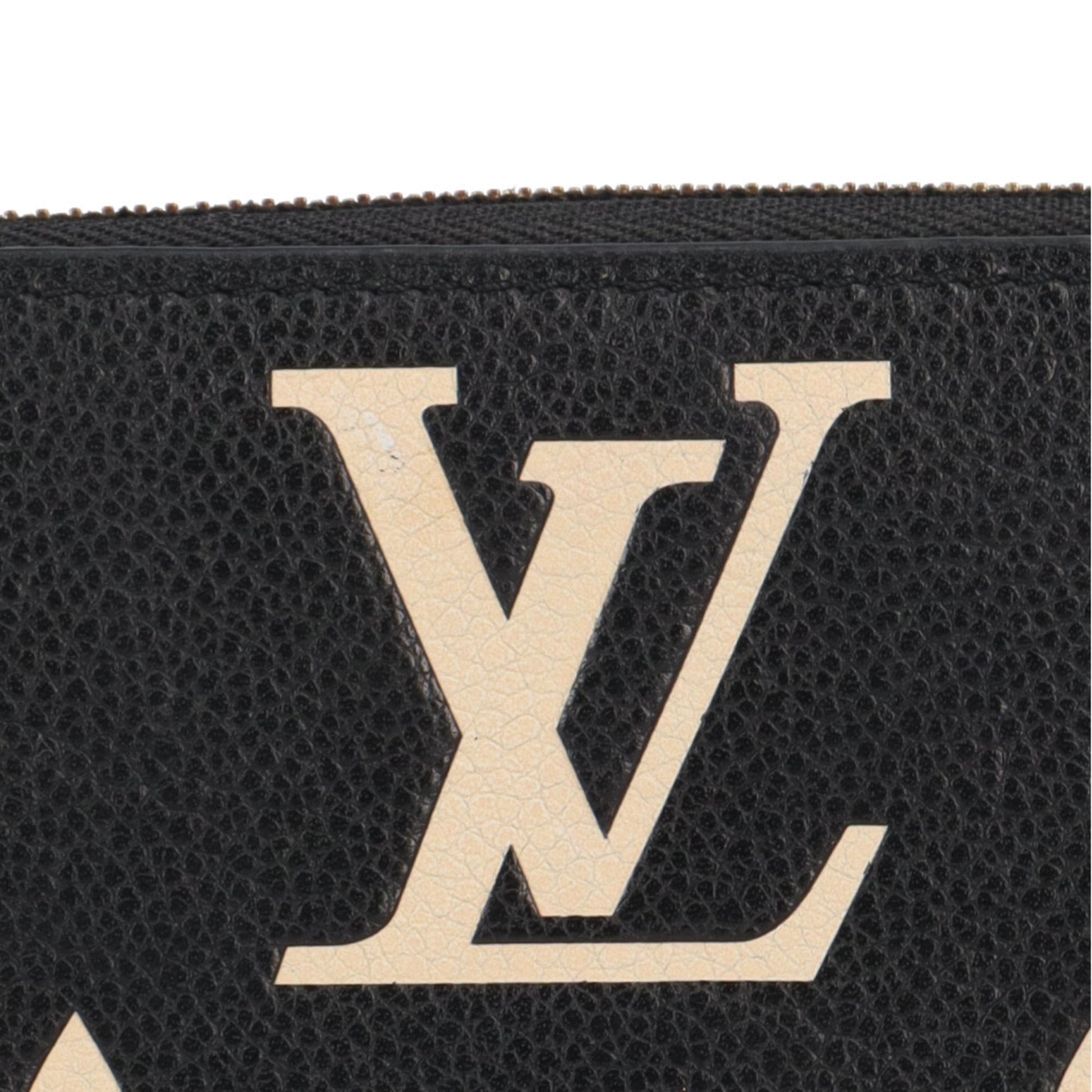 Louis Vuitton Zippy wallet, Black, Canvas, wallet