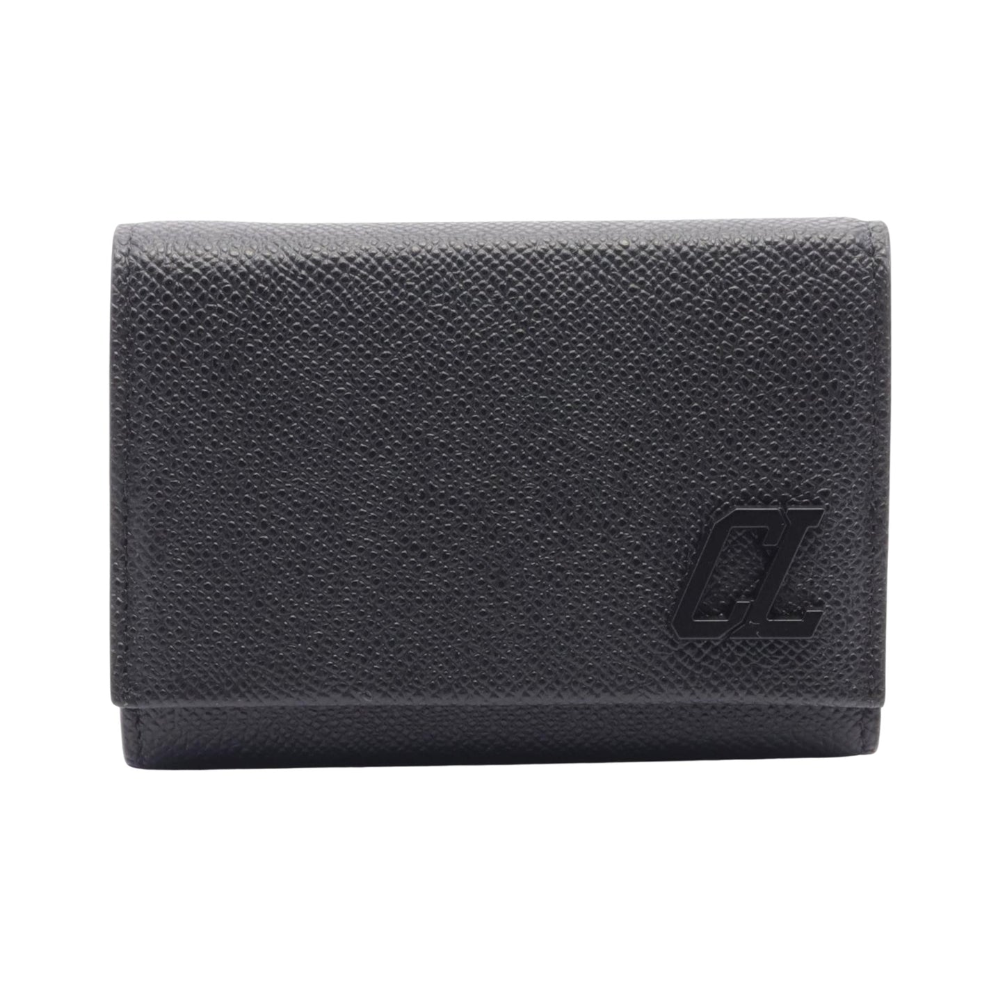 Christian Louboutin, Black, Leather, wallet