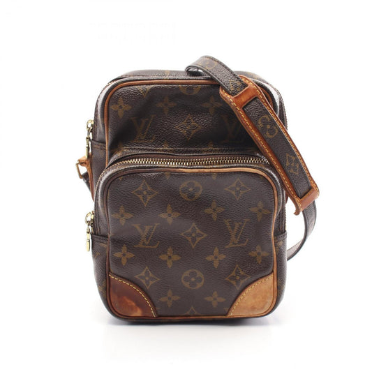 Louis Vuitton Amazon, Brown, Canvas, shoulder