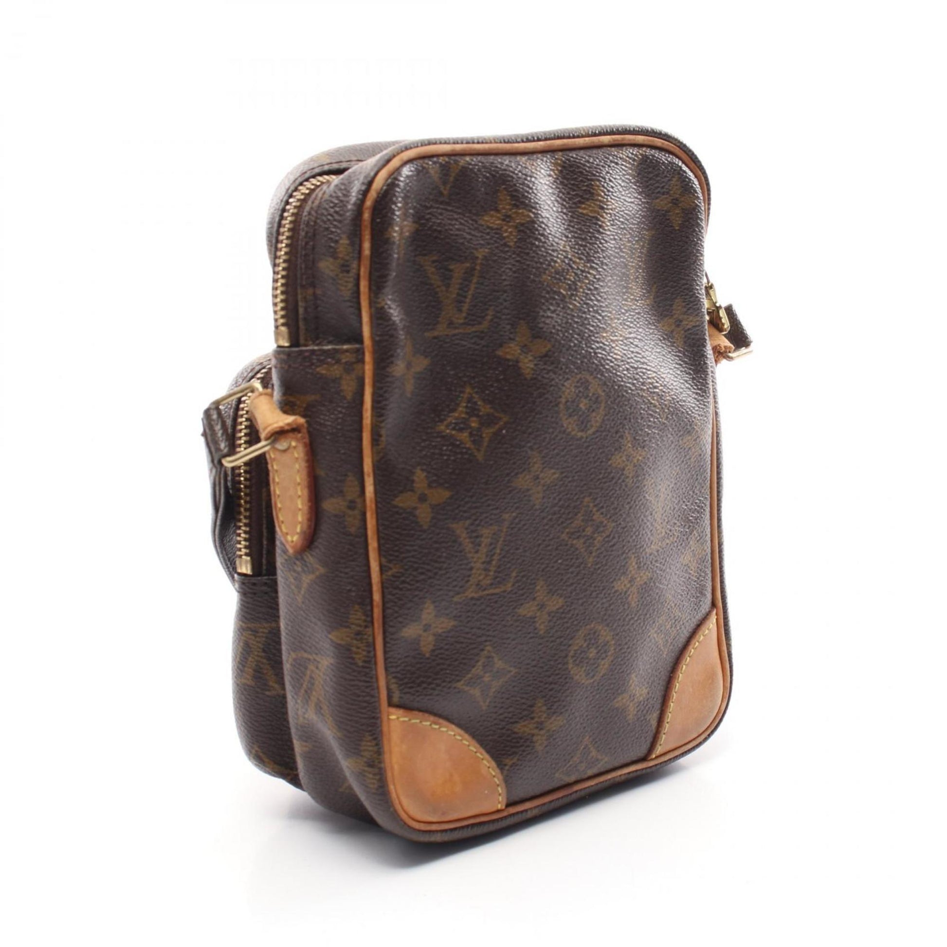 Louis Vuitton Amazon, Brown, Canvas, shoulder