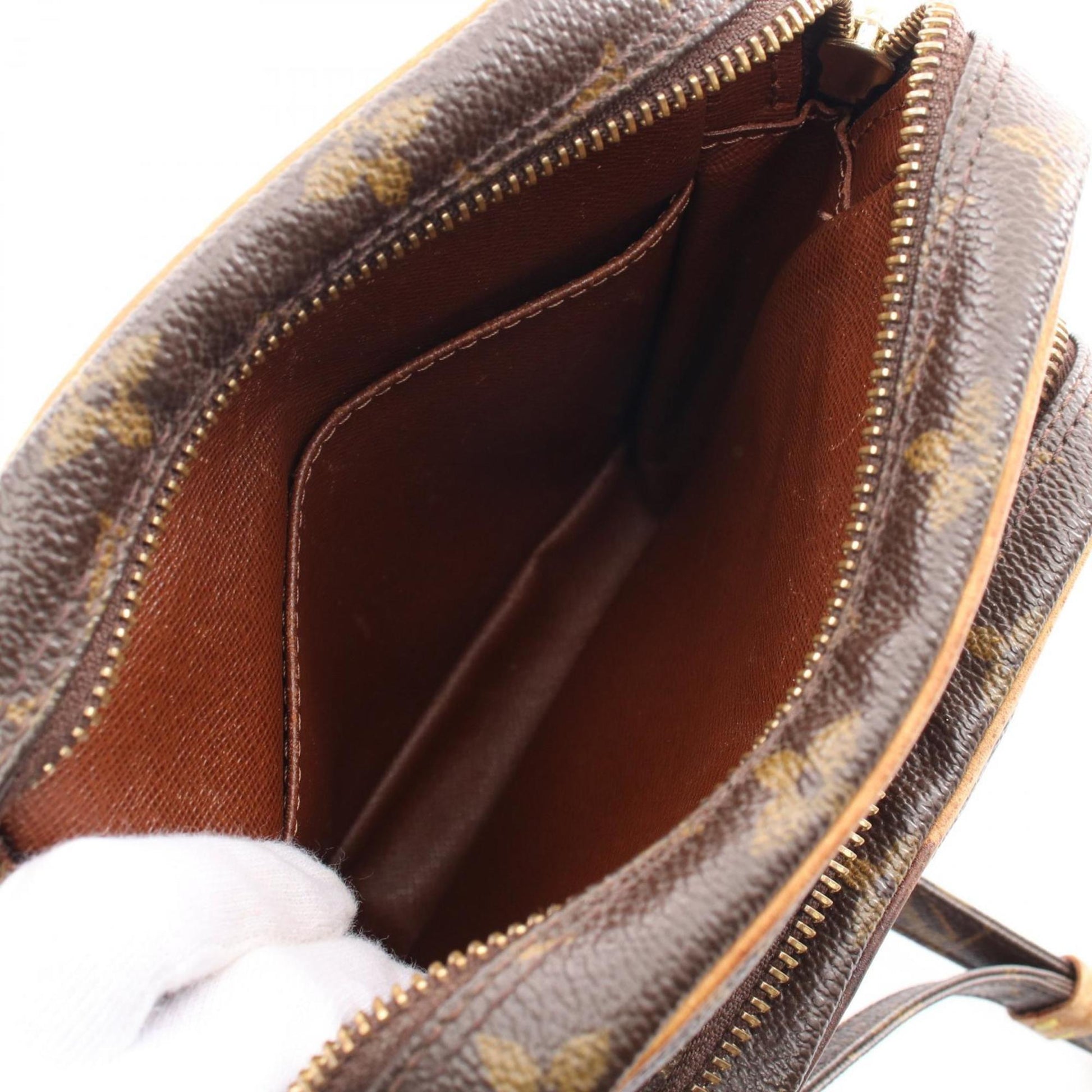 Louis Vuitton Amazon, Brown, Canvas, shoulder