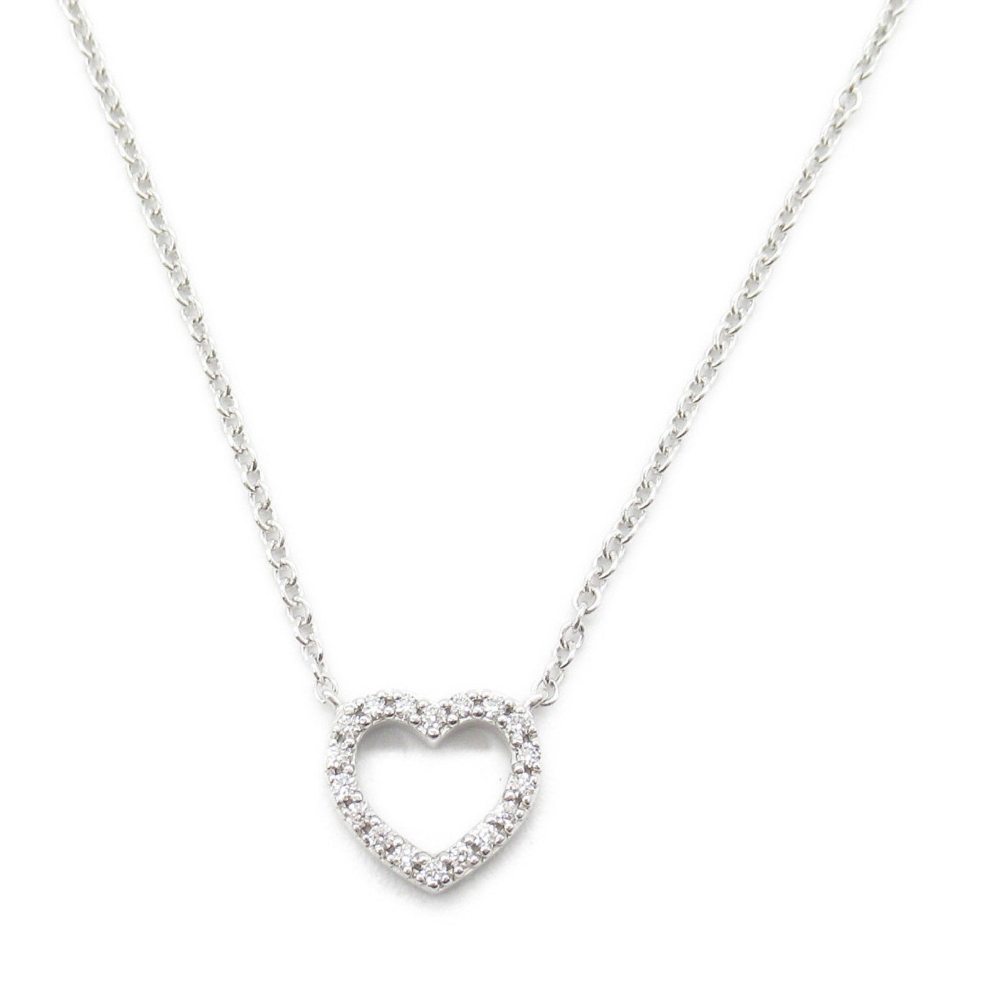 Tiffany & Co Metro, Silver, White Gold, necklace