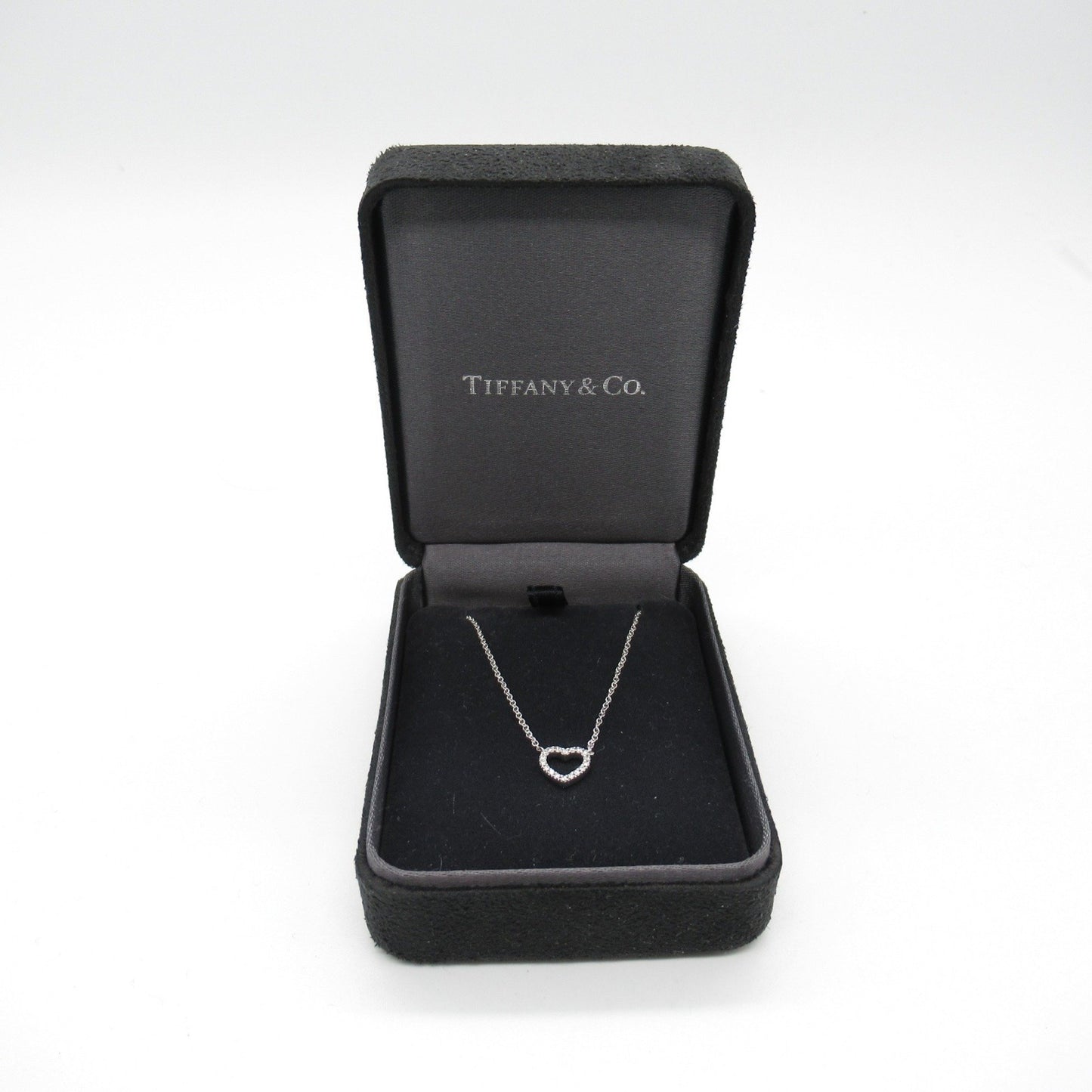 Tiffany & Co Metro, Silver, White Gold, necklace