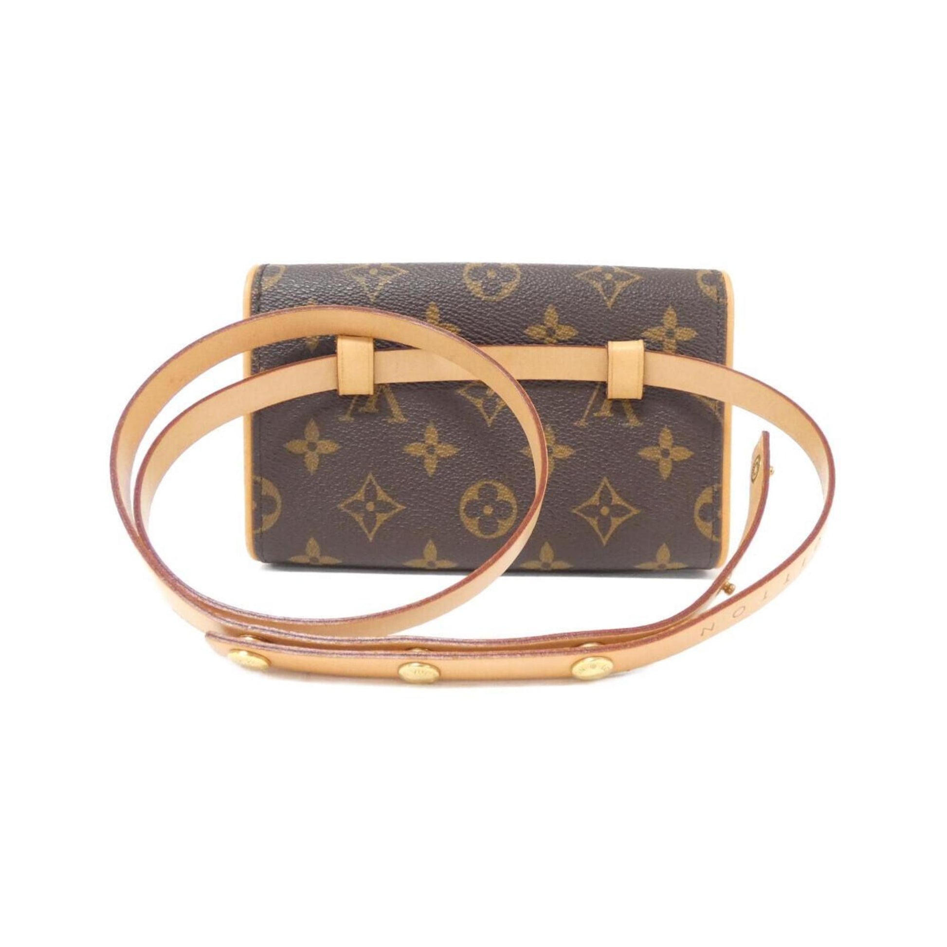 Louis Vuitton Florentine, Brown, Canvas, clutch