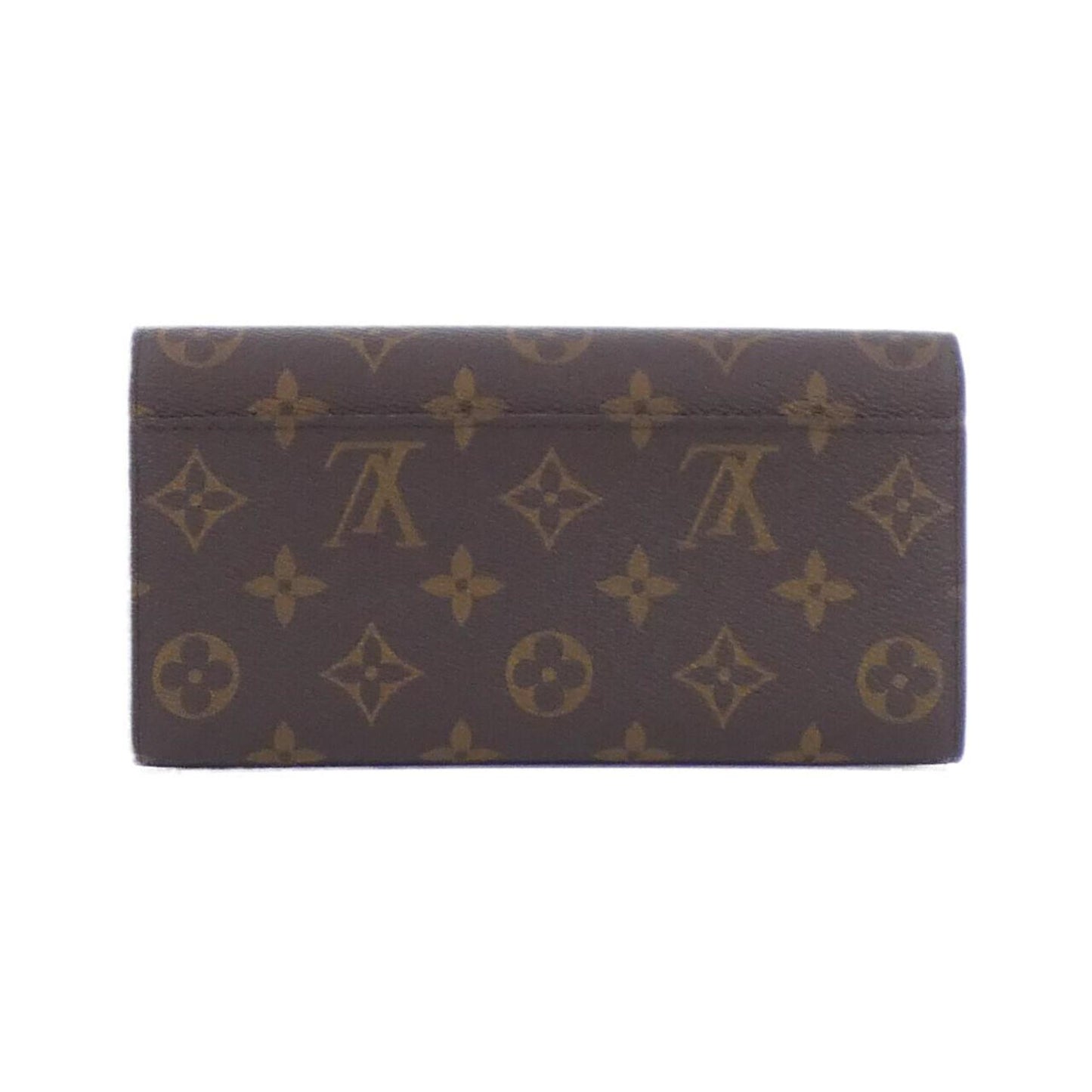 Louis Vuitton Sarah, Brown, Canvas, wallet