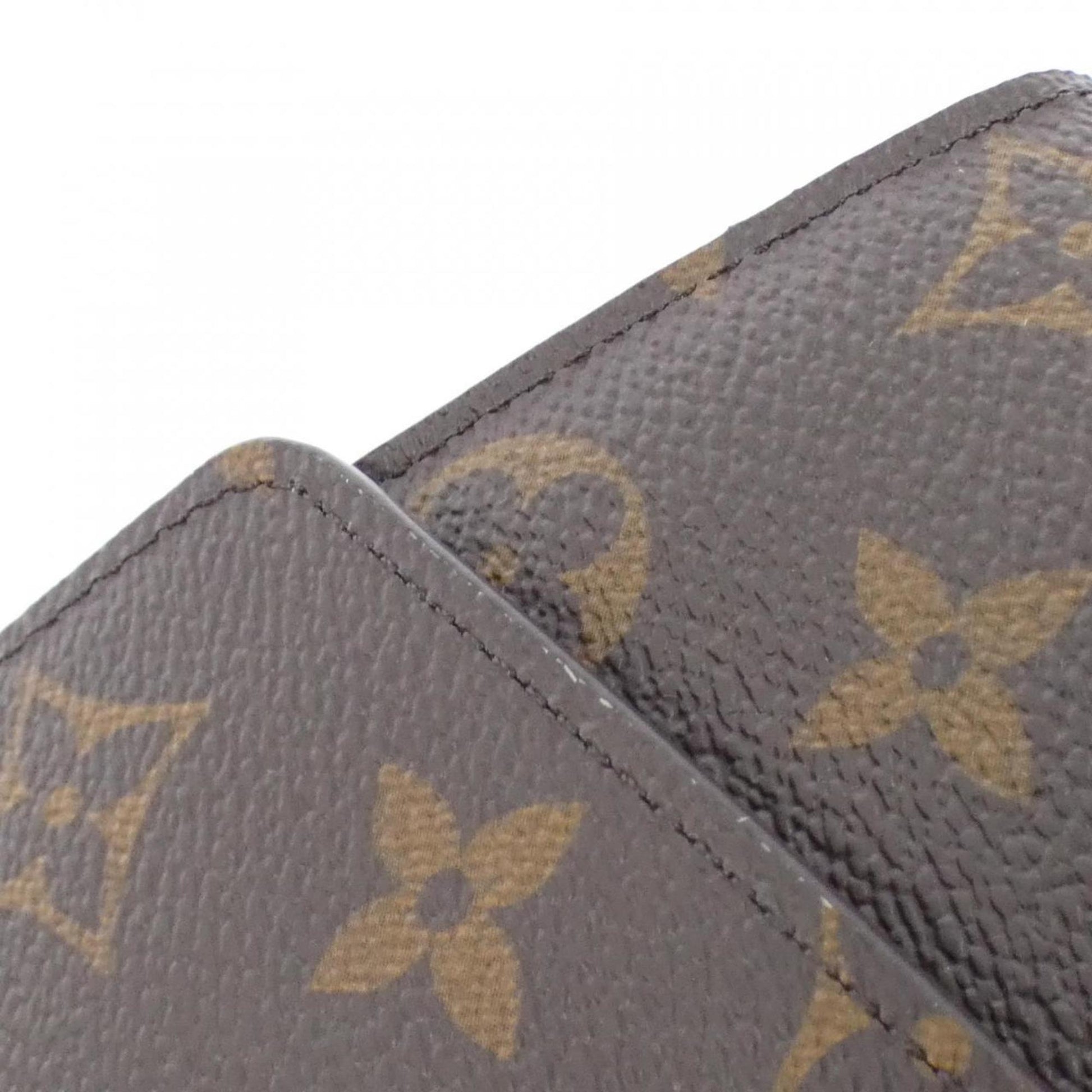 Louis Vuitton Sarah, Brown, Canvas, wallet