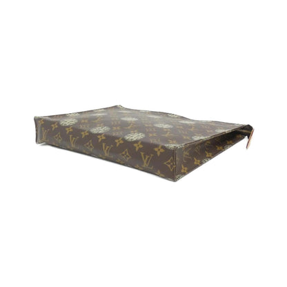 Louis Vuitton Pochette voyage, Brown, Canvas, clutch