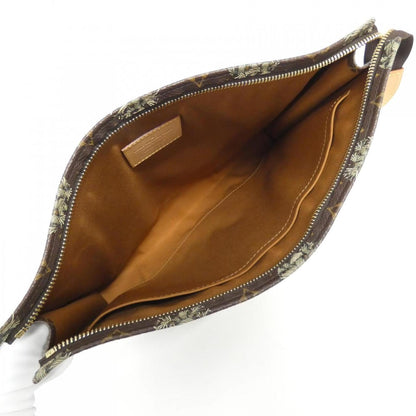 Louis Vuitton Pochette voyage, Brown, Canvas, clutch