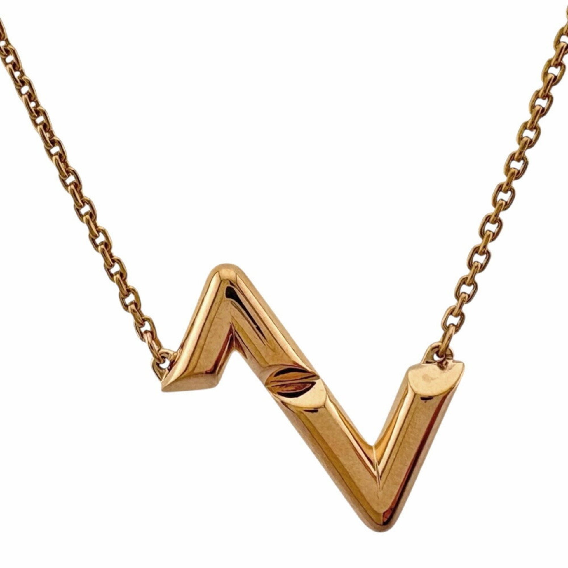 Louis Vuitton Upside Down LV Volt, Gold, Rose Gold, necklace