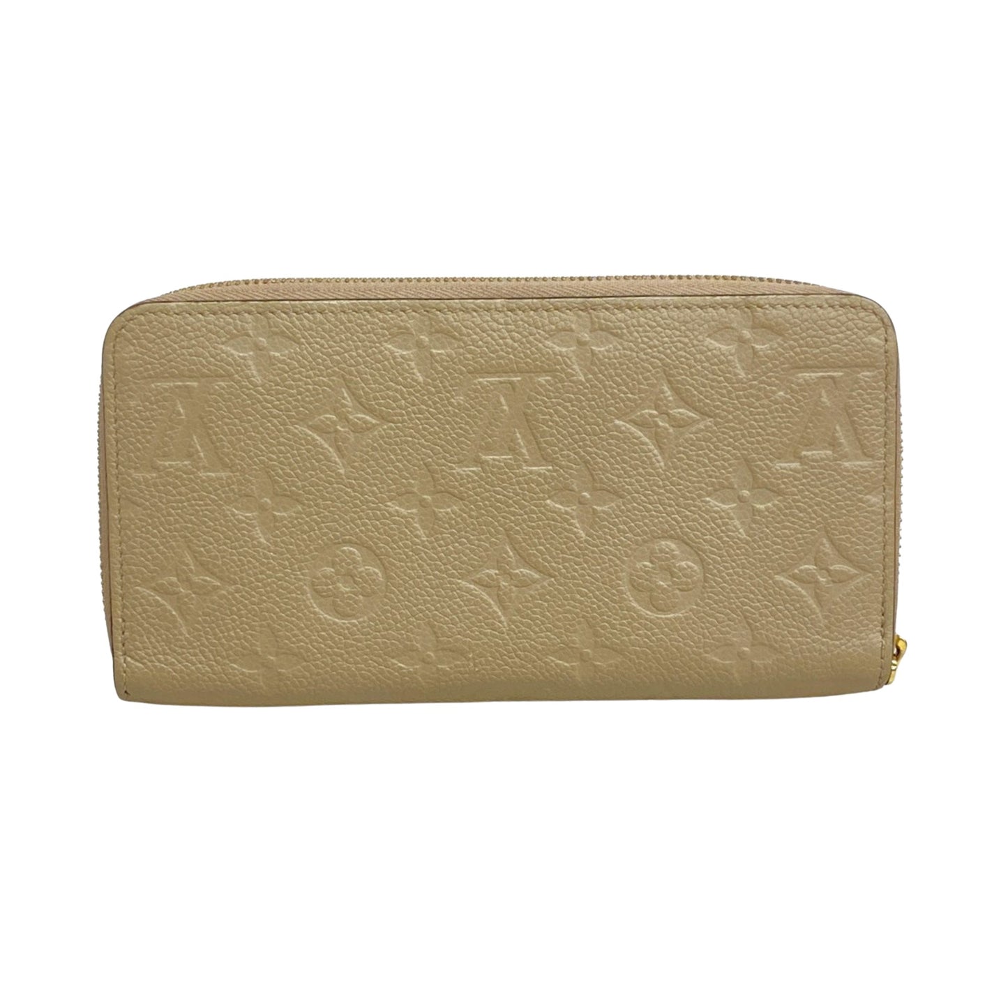 Louis Vuitton Zippy wallet, Beige, Leather, wallet