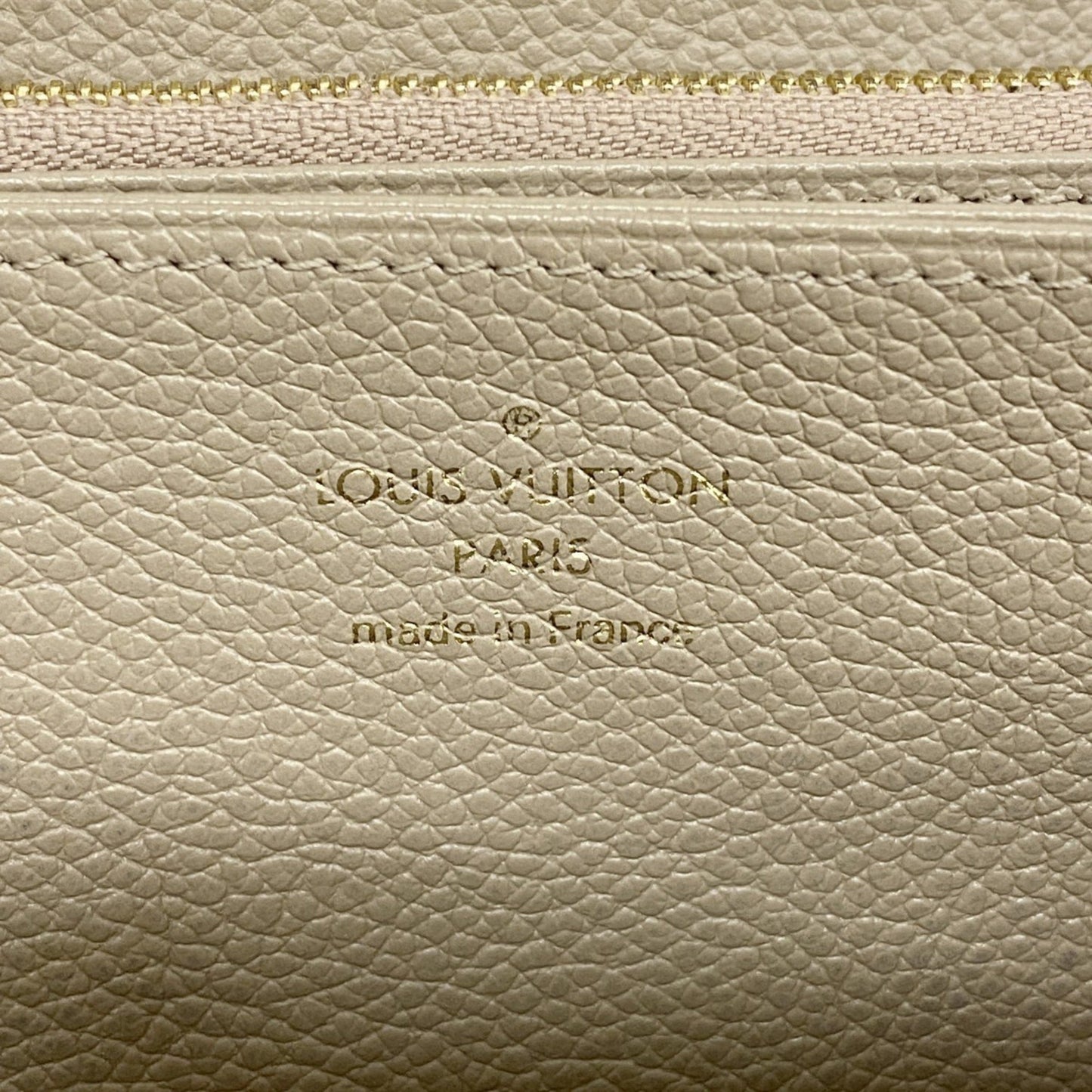 Louis Vuitton Zippy wallet, Beige, Leather, wallet