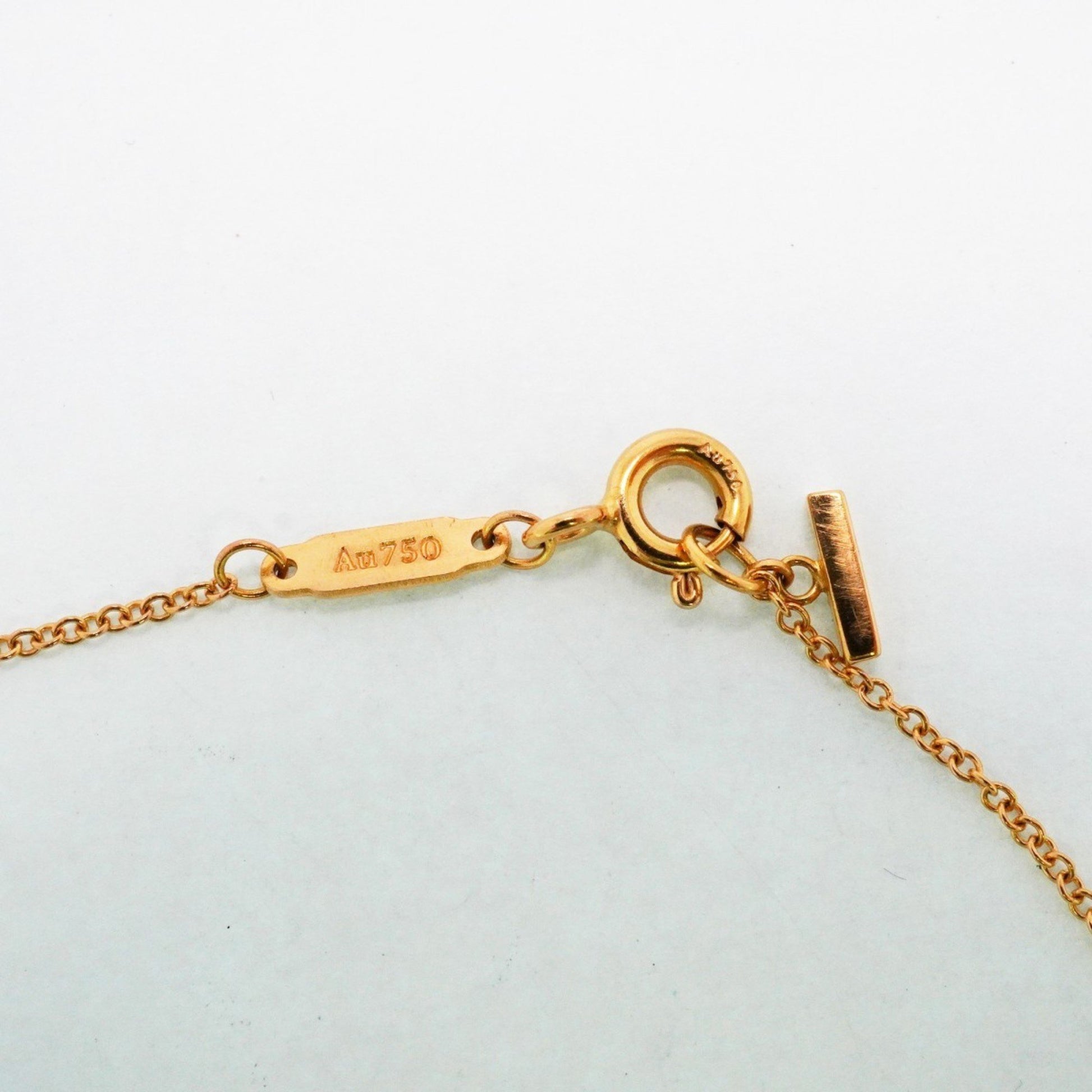 Tiffany & Co T Smile, Gold, Rose Gold, necklace